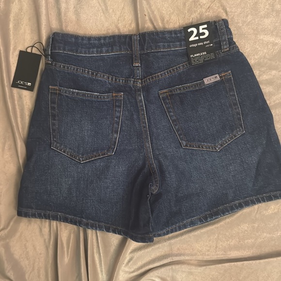 Joe’s Jeans Vintage Easy Denim Shorts Size 25 NWT High Rise Dark Wash $128 - Picture 5 of 6
